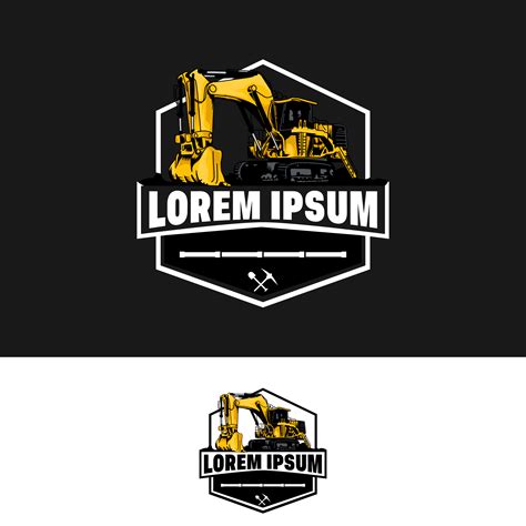 free excavator logo design